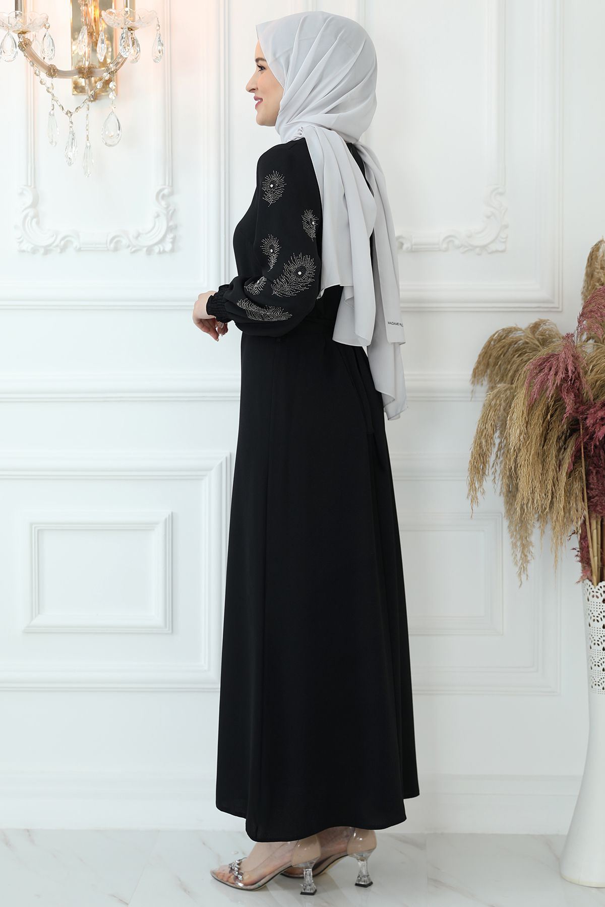 Sahra Elbise Siyah AMİ1043