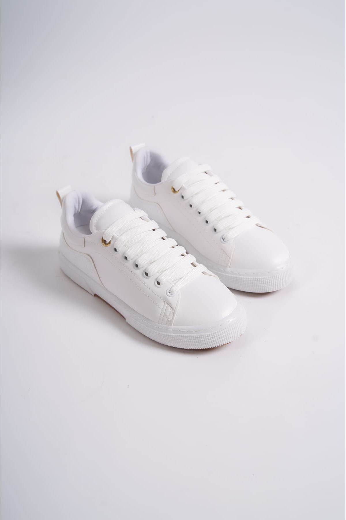 Kadın Günlük Beyaz Spor Ayakkabı PR001Y02B