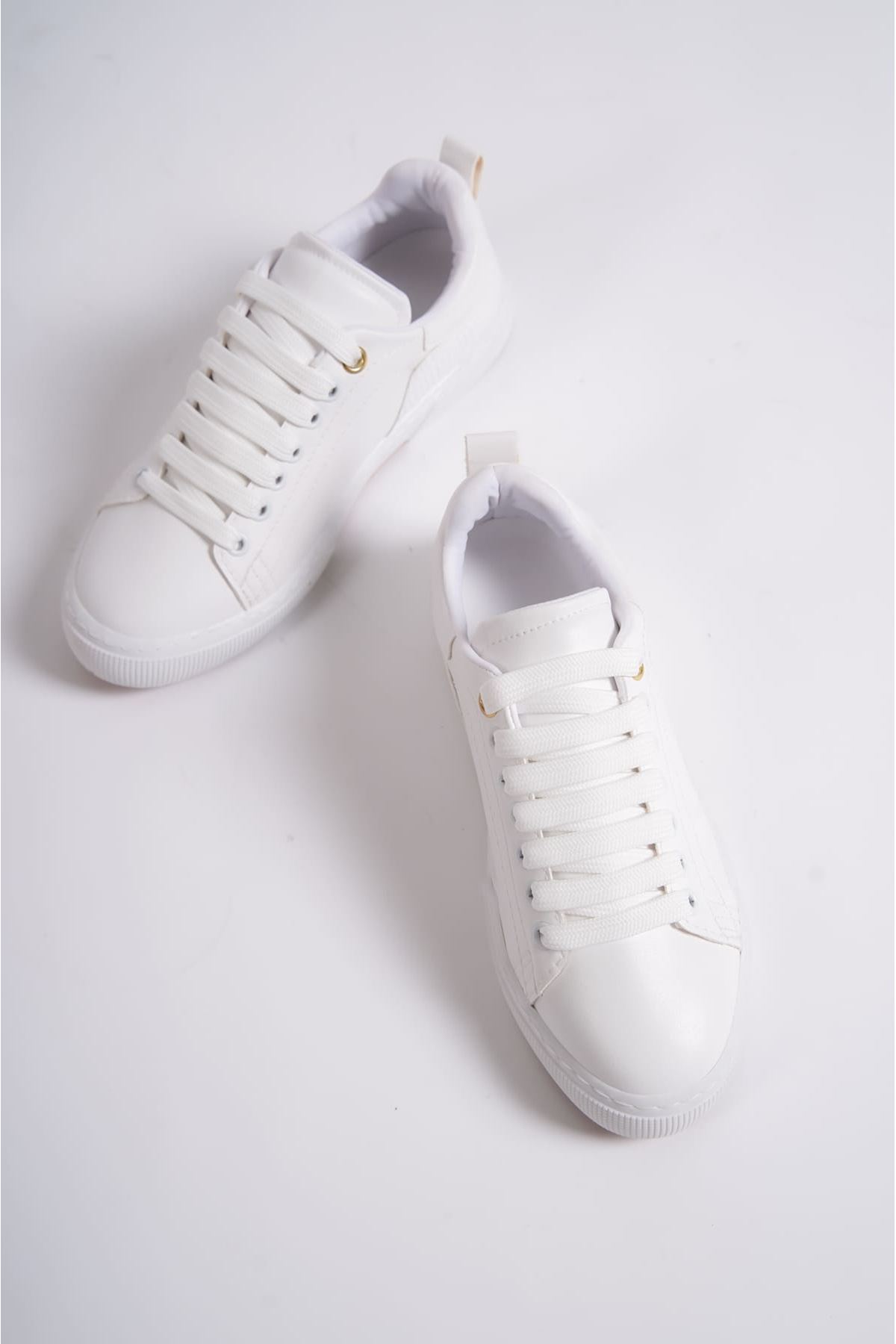 Kadın Günlük Beyaz Spor Ayakkabı PR001Y02B