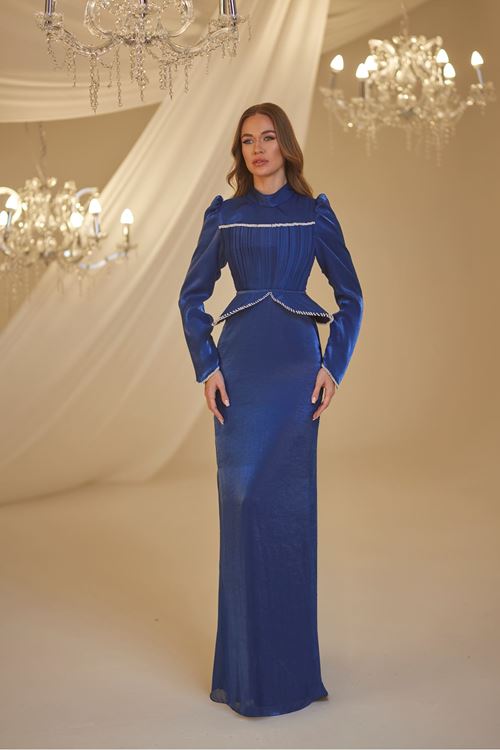 Efsun Abiye Lacivert BUR6767