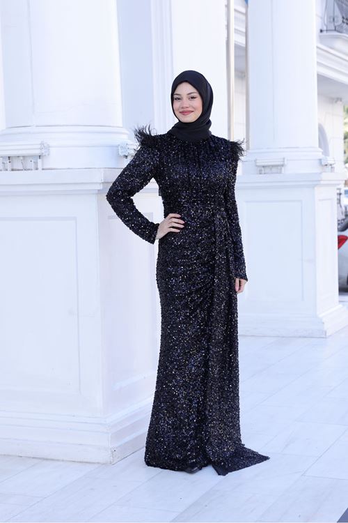 Şura Abiye Siyah SEF3550