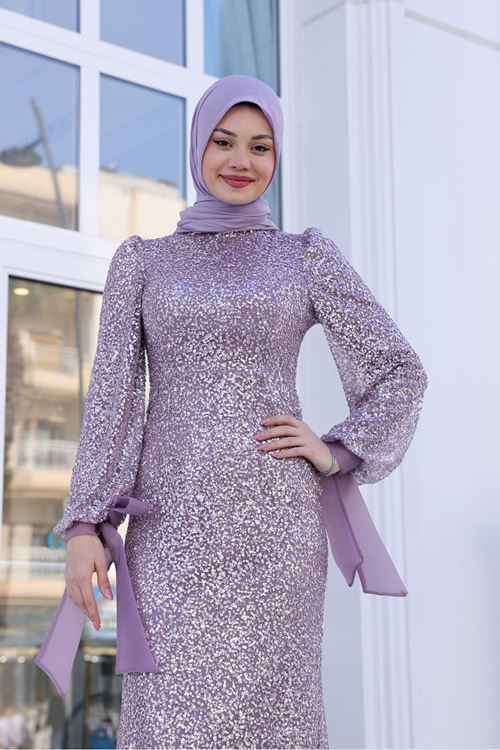 Şimal Abiye Lavanta SEF3551