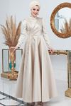 DressLife Asil Abiye Bej DRE2043