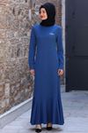 Azra Elbise Mavi SEF3518