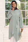 ElbenModa Fırfırlı Tunik Mint ELBNMD1467