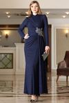 Feriha Abiye Lacivert AHU9338