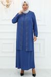 Züleyha Abiye İndigo AMİ1057